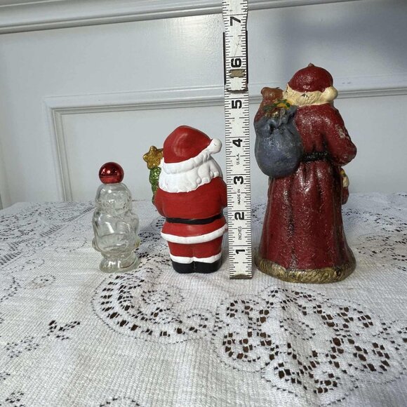 Vintage Santa trio - Picture 10 of 10